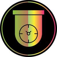 Kitchen Timer Glyph Due Color Icon vector