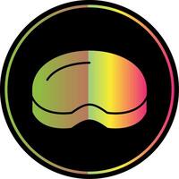 Steak Glyph Due Color Icon vector