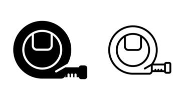 Electrician's Tape Measure Vector Icon