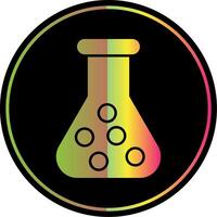 Flask Glyph Due Color Icon vector