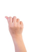 Hand auf isoliert Hintergrund Ausschnitt Pfad png