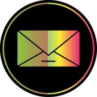 Send Glyph Due Color Icon vector