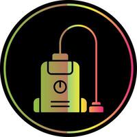 Vacuum Cleaner Glyph Due Color Icon vector