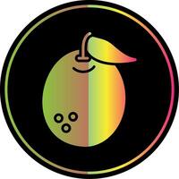 pomelo Glyph Due Color Icon vector