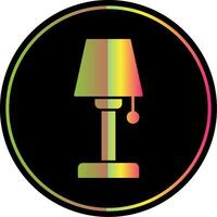 Lamp Glyph Due Color Icon vector