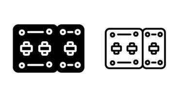 circuito interruptor automático vector icono