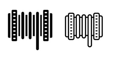 cable rodillo vector icono