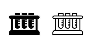 Test Tube Rack Vector Icon