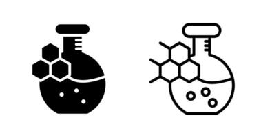 química conjunto vector icono