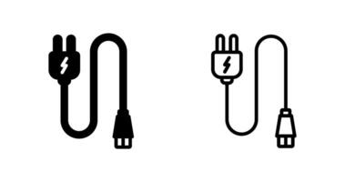 Monitor Cable Vector Icon