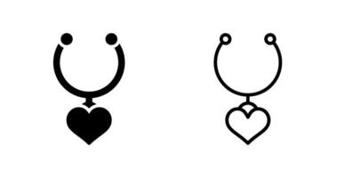 Heart Shaped Locket Vector Icon