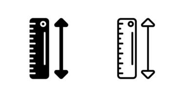 icono de vector de escala