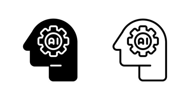 Artificial Intelligence Vector Icon