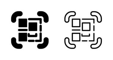 QR Code Scanner Vector Icon