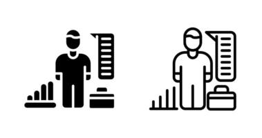 HR Analytics Vector Icon