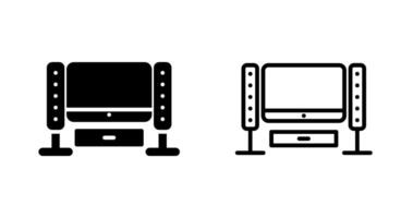 Home Theater System Vector Icon