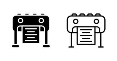 Plotter Vector Icon