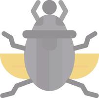 Scarab Flat Light Icon vector