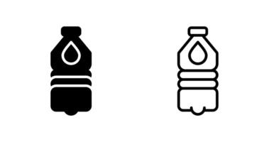 icono de vector de botella de agua