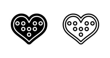 Chocolates in heart Box Vector Icon