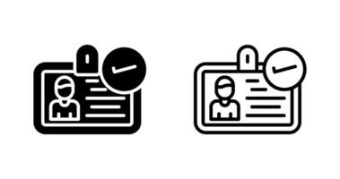 ID Verification Vector Icon