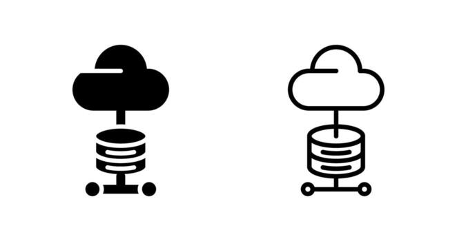 Cloud Computing Vector Icon
