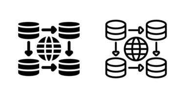 Content Delivery Network Vector Icon