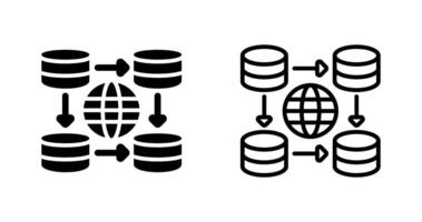 Content Delivery Network Vector Icon