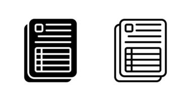 Spreadsheet Vector Icon