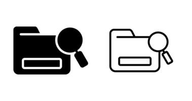 Document Retrieval Vector Icon