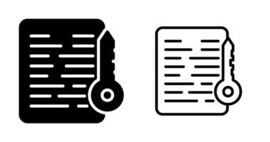 Document Access Vector Icon