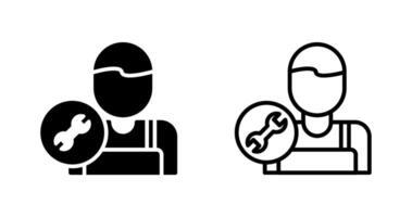 HVAC Technician Vector Icon