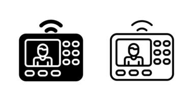 Intercom System Vector Icon