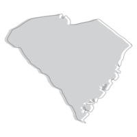 sul carolina Estado mapa. mapa do a nos Estado do sul carolina. png