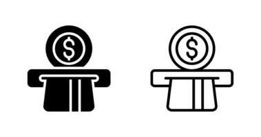 Automated Teller Machine Vector Icon