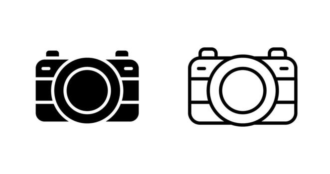 icono de vector de camara