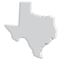 Texas state map. Map of the U.S. state of Texas. png