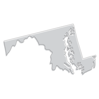 Maryland state map . Map of the U.S. state of Maryland. png