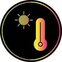 Warm Glyph Due Color Icon vector