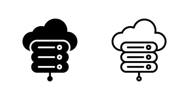 Cloud Storage Vector Icon
