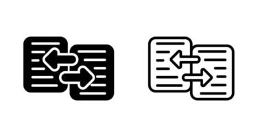 Data Transfer Vector Icon