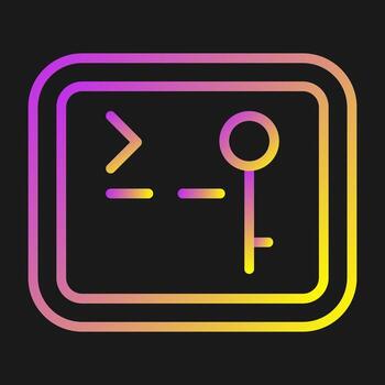 SSH Access Vector Icon