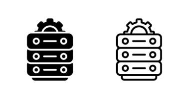 Data Center Maintenance Vector Icon