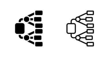 Network Diagram Vector Icon