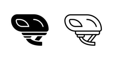 Smart Bike Helmet Vector Icon