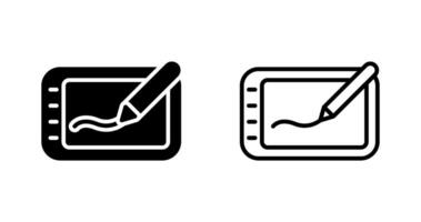 Graphics Tablet Vector Icon