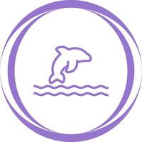 Dolphin Vector Icon