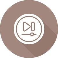 Video Next Track Button Vector Icon