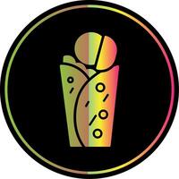 Wrap Glyph Due Color Icon vector
