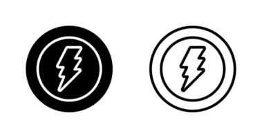 Lightning bolt Vector Icon